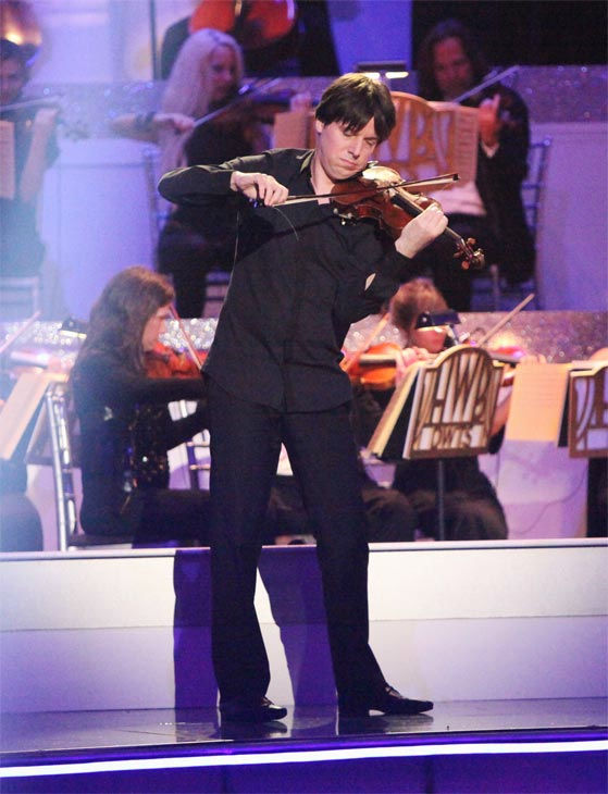 Grammy Award-winning violinist Joshua Bell performed on Classical Night during week 7 of 'Dancing With The Stars' on Monday, April 30, 2012.