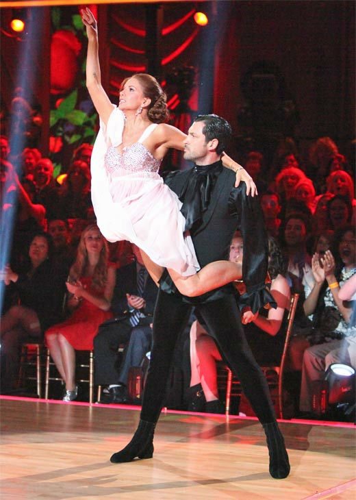 Actress Melissa Gilbert and her partner Maksim...