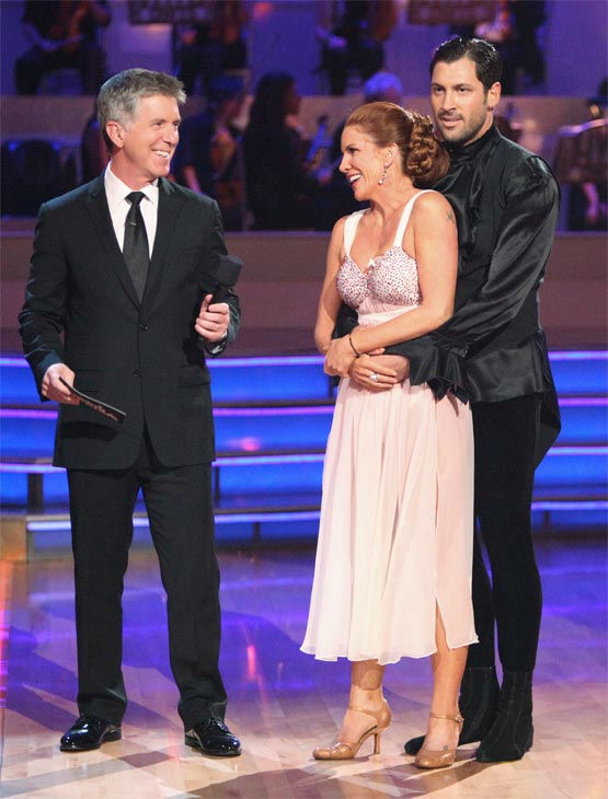 Actress Melissa Gilbert and her partner Maksim...