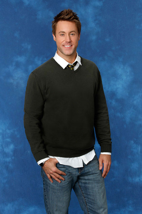 Aaron, 36, a Biology teacher from Nova Scotia, Canada appears in a promotional photo for the eight season of 'The Bachelorette,' which features Emily Maynard and premieres on Monday, May 14, 2012 at 9:30 p.m. ET on the ABC Television Network.