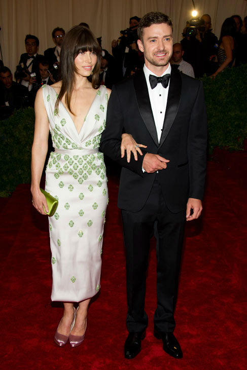 Jessica Biel and Justin Timberlake arrive at the...