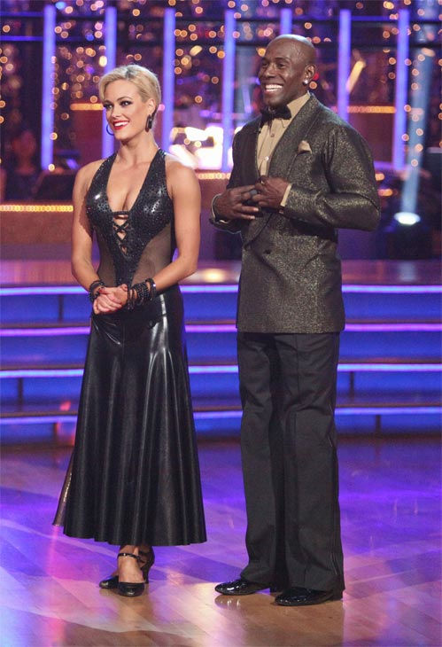 Football star Donald Driver and his partner Peta Murgatroyd received 27 out of 30 points from the judges for their Tango on week eight of 'Dancing With The Stars,' which aired on Monday, May 7, 2012.