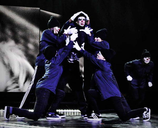 Dancers appears in a photo from a rehearsal for...