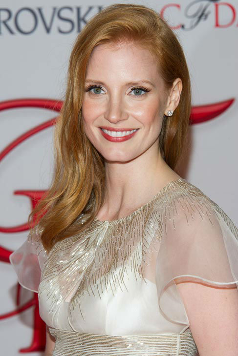 Jessica Chastain arrives at the CFDA Fashion...