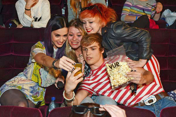 Pop superstar Katy Perry makes a surprise...