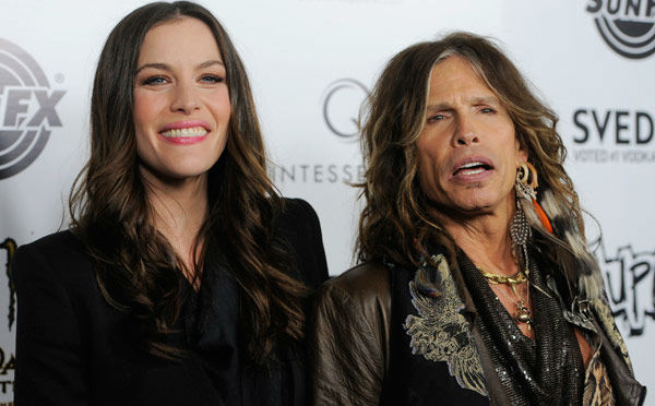 Liv Tyler, left, a cast member in the film...