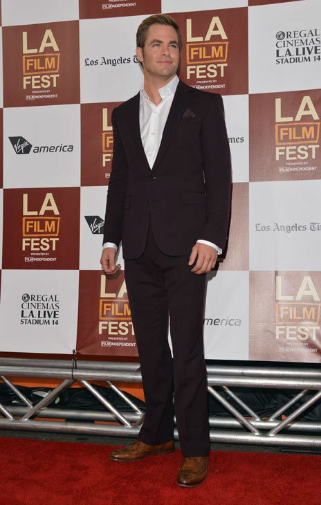 Actor Chris Pine attends the 2012 Los Angeles Film Festival Premiere of 'People Like Us' at Regal Cinemas L.A. LIVE Stadium 14 on June 15, 2012 in Los Angeles, California.