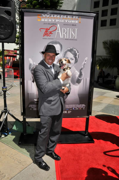 Uggie, the 10-year-old Jack Russell terrier who...