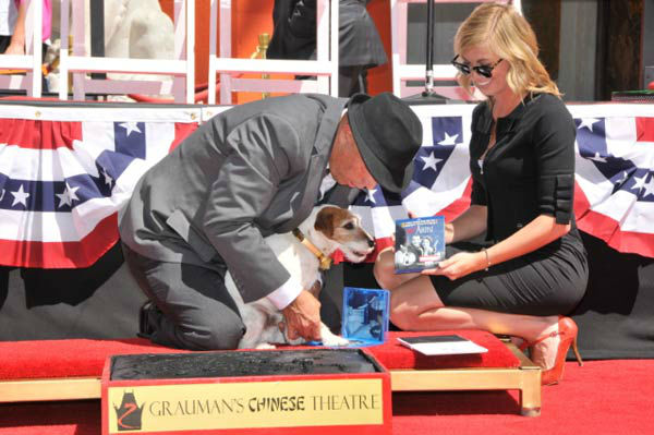 Uggie, the 10-year-old Jack Russell terrier who...