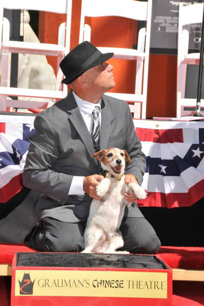 Uggie, the 10-year-old Jack Russell terrier who...