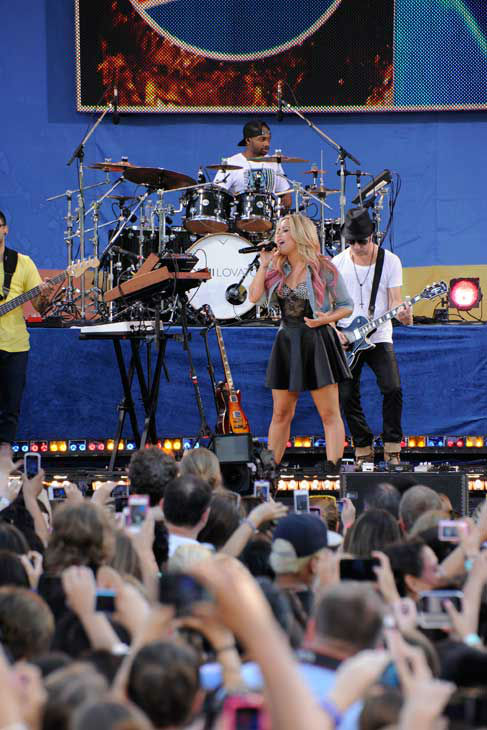 Demi Lovato performs live from Central Park in...