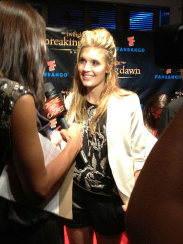 'Twilight' actress Maggie Grace appears in a photo at San Diego Comic-Con on Thursday, July 12, 2012.
