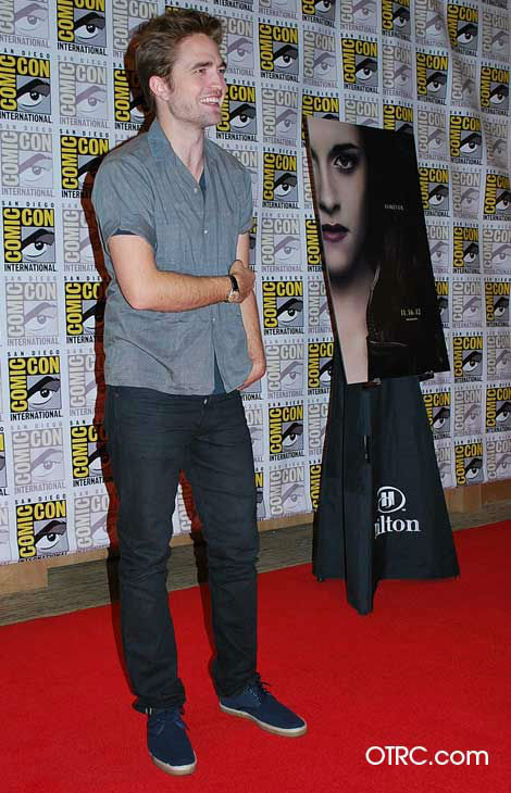 'Twilight' actor Robert Pattinson  appears in a...