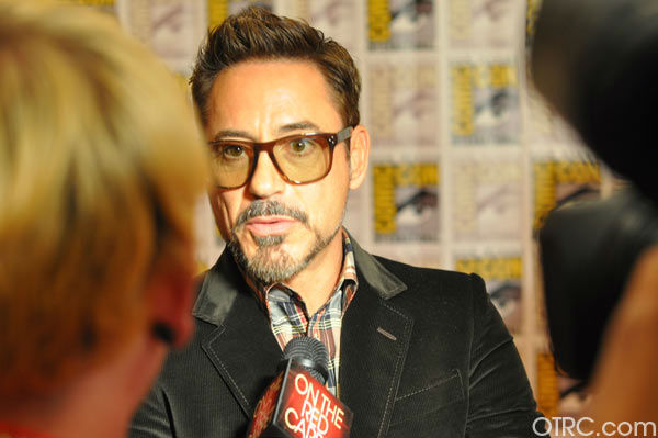 Robert Downey Jr. of 'Iron Man 3' appears in a...
