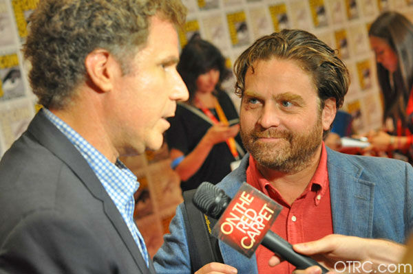 Will Ferrell and Zach Galifianakis of 'The Campaign'appear in a photo at San Diego Comic-Con on Saturday, July 14, 2012.