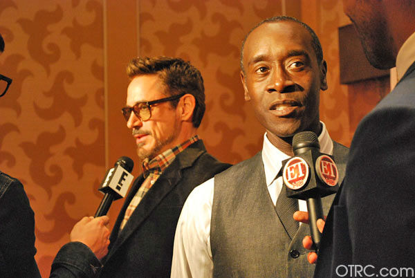 Robert Downey Jr. of 'Iron Man 3' appears in a...