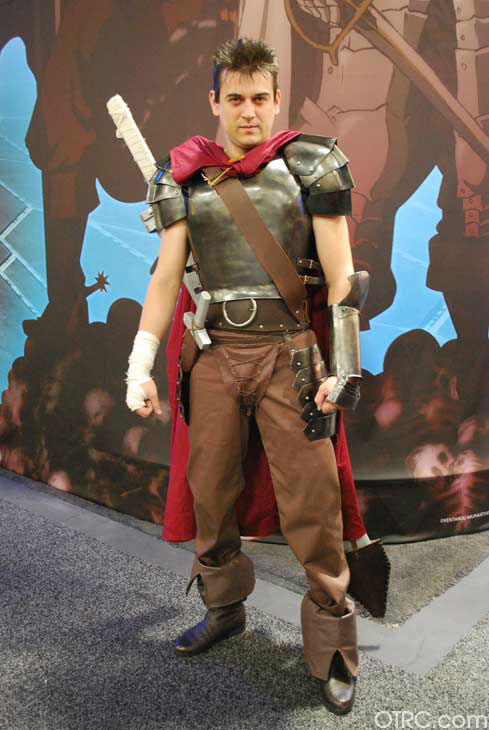A fan dressed in costume appears in a photo at...