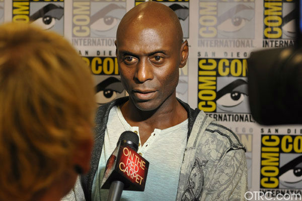 Lance Reddick 'Fringe' appears in a photo at San...