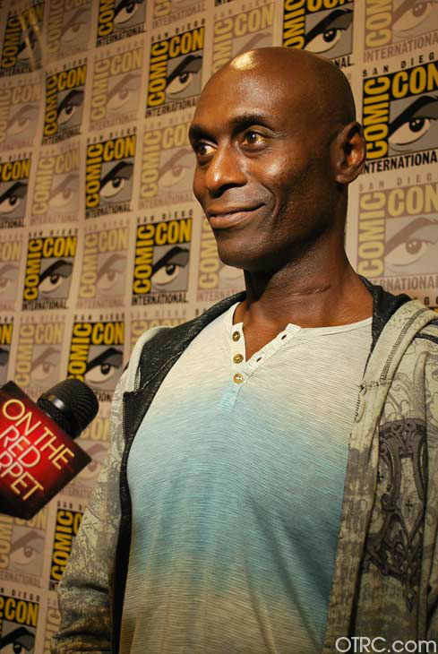Lance Reddick 'Fringe' appears in a photo at San...