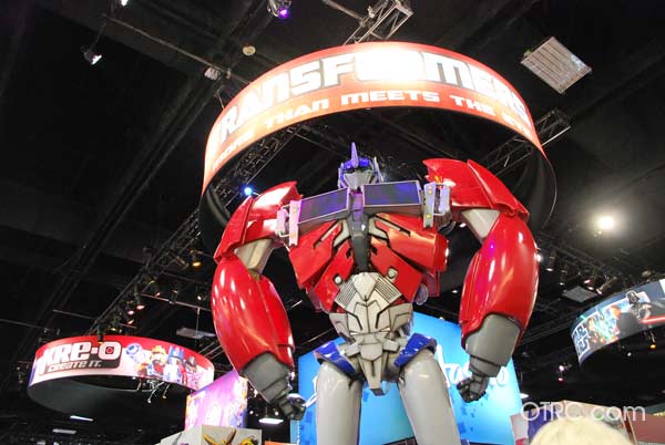 An Optimus Prime prop from the movie...