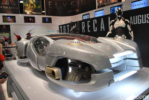 A vehicle from the 2012 film 'Total Recall' on...