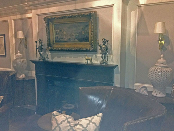 Pictured is the Grayson Manor from the set of...