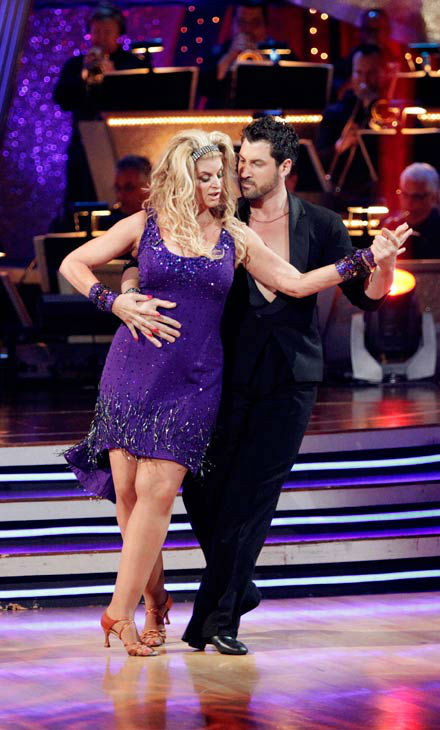 Kirstie Alley and Maksim Chmerkovskiy appear in...