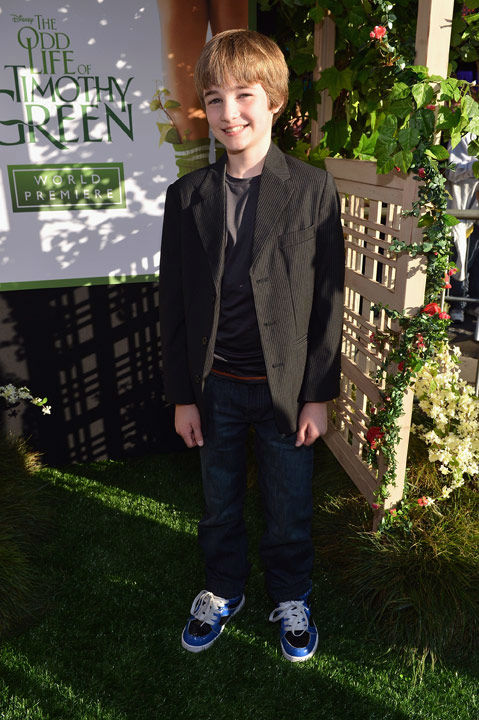 CJ Adams arrives at the Los Angeles premiere of...