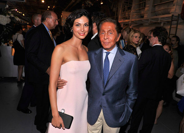 Actress Morena Baccarin and designer Valentino...