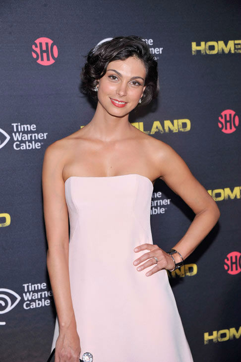 Actress Morena Baccarin attends the Showtime and Time Warner Cable hosted premiere screening and reception to launch the second season of 'Homeland' at the Intrepid Sea-Air-Space Museum on September 7, 2012 in New York City.