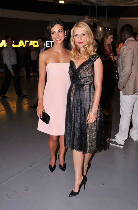 Actresses Morena Baccarin and Claire Danes...