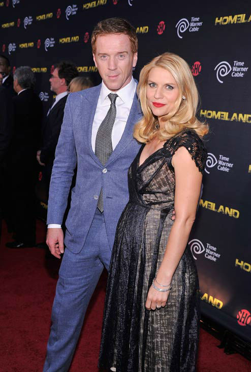 Actors Damian Lewis and  Claire Danes attend the...