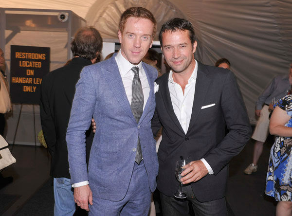 Actors Damian Lewis and James Purefoy attend the...