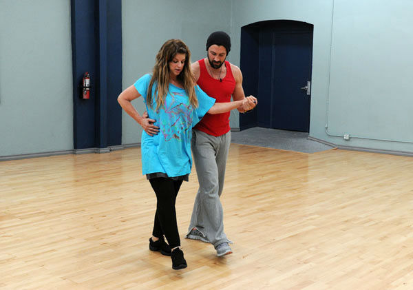 Kirstie Alley and Maksim Chmerkovskiy appear in...