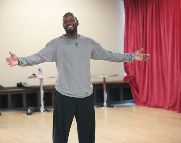 Emmitt Smith appears in a rehearsal photo for...
