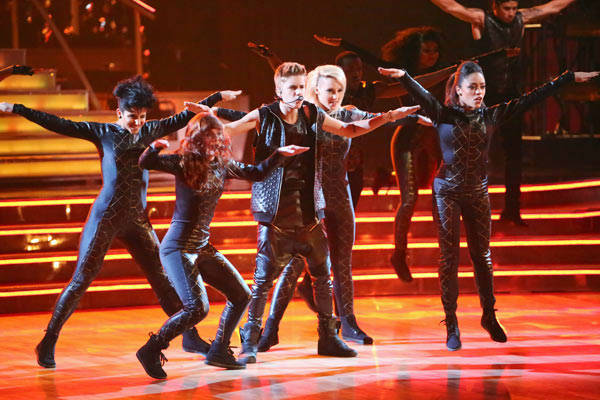 Justin Bieber performed on 'Dancing With The...