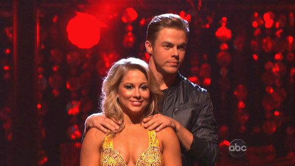 Olympic gymnast Shawn Johnson and her partner...