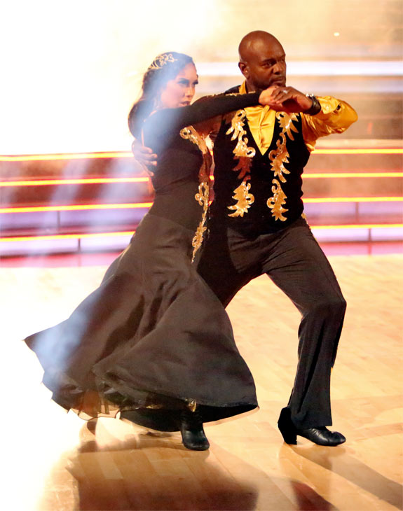 Retired NFL star Emmitt Smith and his partner...