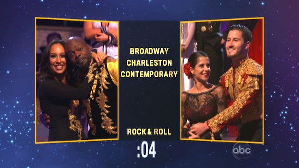 Emmitt Smith and Cheryl Burke appear in a still...