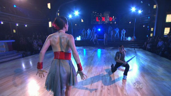Tuesday night episode included a 'Macy's Stars of Dance Performance' choreographed by Christopher Scott on 'Dancing With The Stars: The Results Show' on October 16, 2012.