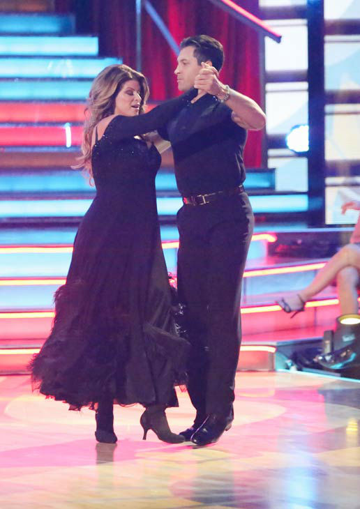 Kirstie Alley and Maksim Chmerkovskiy appear in...