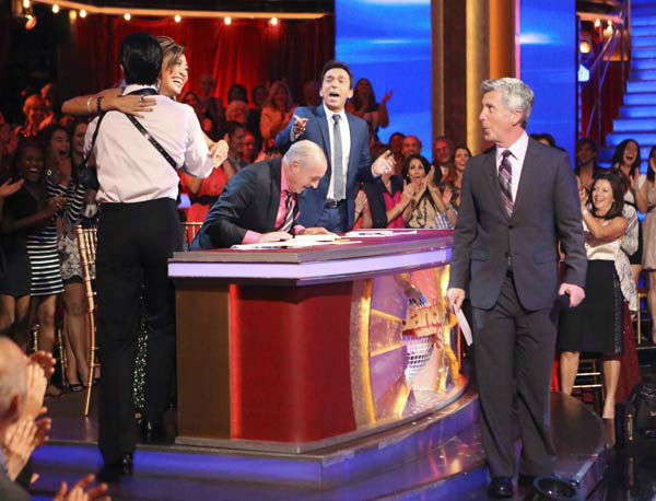 Gilles Marini and Peta Murgatroyd appear in a...