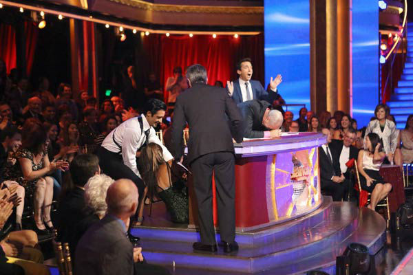 Gilles Marini and Peta Murgatroyd appear in a...