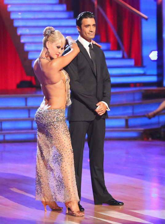 Gilles Marini and Peta Murgatroyd appear in a...