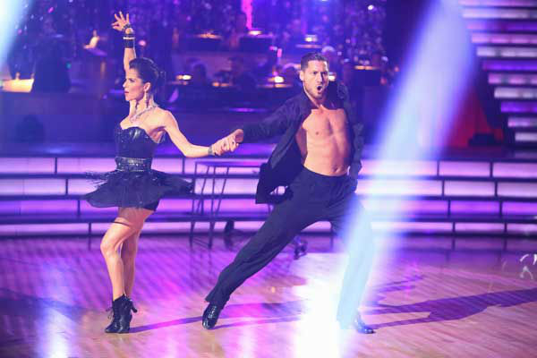 Kelly Monaco and Valentin Chmerkovskiy appear in...