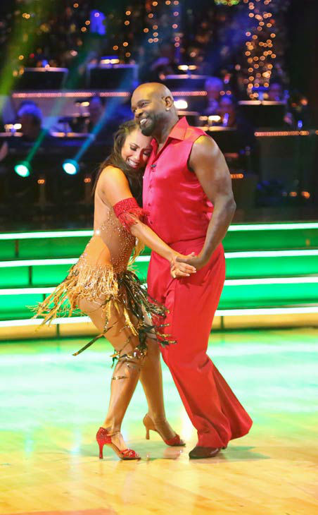 Emmitt Smith and Cheryl Burke appear in a still...