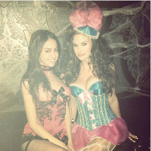 Playboy model Jayde Nicole and a friend appear...