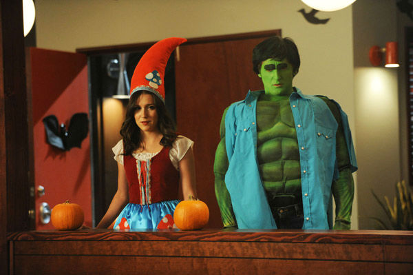 Shannon Woodward and Lucas Neff appear in a...