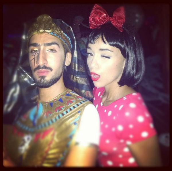 'Revenge' actress Ashley Madekwe and a friend...