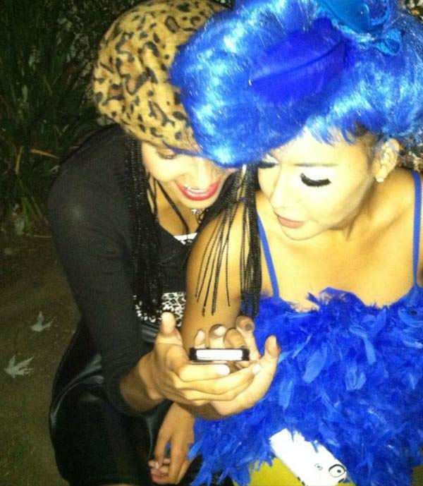 'Glee' star Naya Rivera appears in a photo posted on her official Twitter page on October 27, 2012.